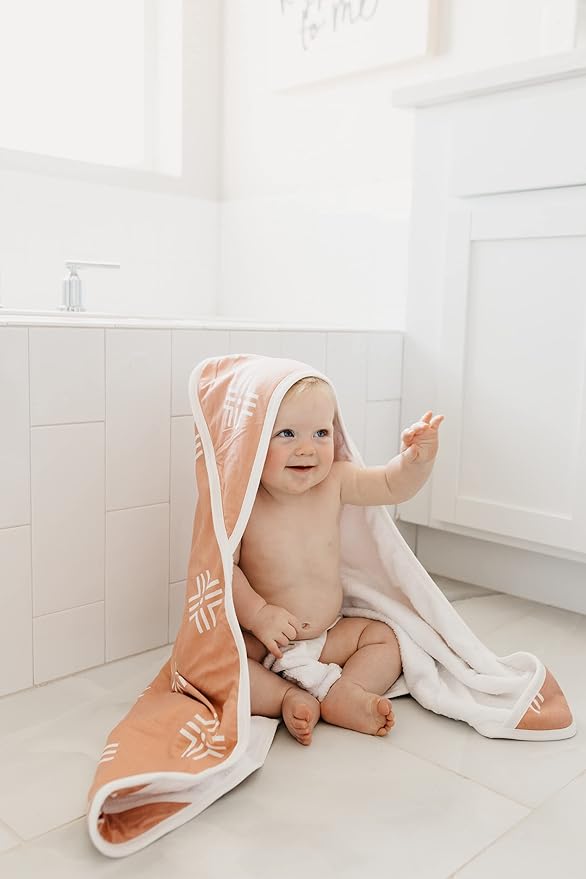 Copper Pearl Premium Knit Hooded Bath Towel Mesa