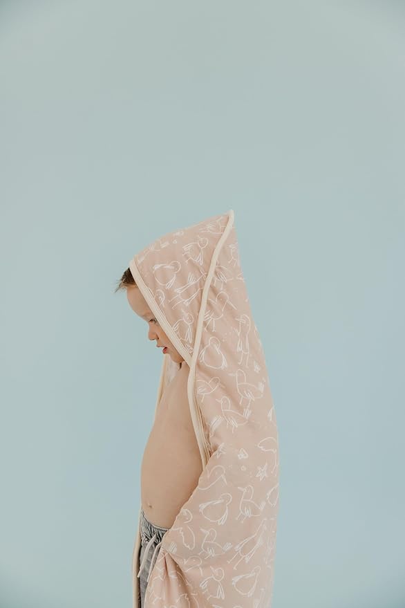 Copper Pearl Hooded Bath Towels Premium Knit/Terry Cloth Baby Towels with Hood, Pockets, and Cool Designs - Great to Gift and Make Bath Time Fun - Baby Bath Towel, Sandy