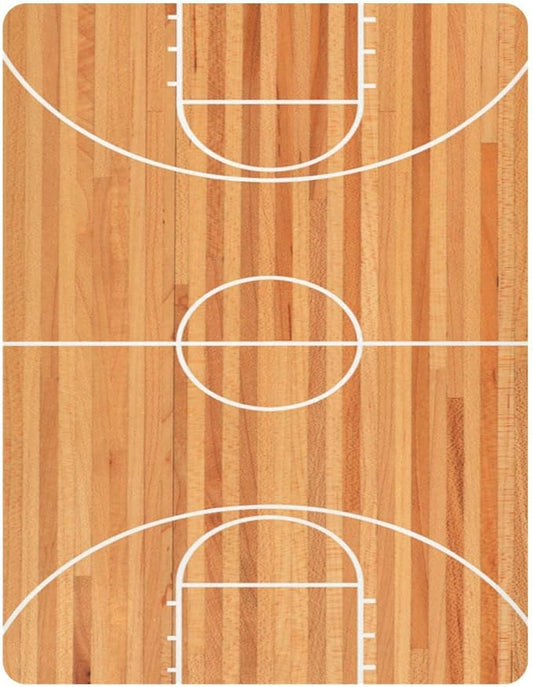 Fitted Crib Sheets for Boys Girls, Basketball Court Soft Breathable Mattress Cover for Standard Crib & Toddler Bed Mattress, 52 * 28 in.