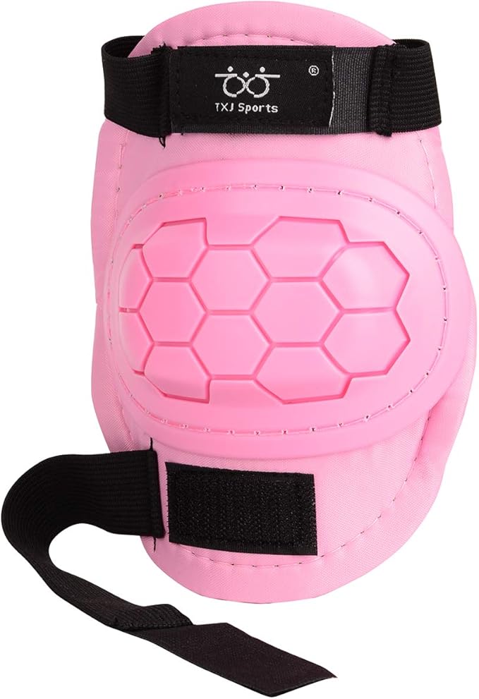 TXJ Sports Elbow and Knee Pads Kids with Wrist Guards Protective Gear for Skateboard Roller Skating Biking Skating Inline Skates Longboarding Derby Riding Scooter