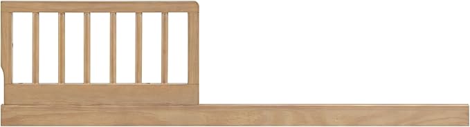 Soho Baby Everlee Island Crib to Toddler Bed Guard Rail Conversion Kit, Honey Wood