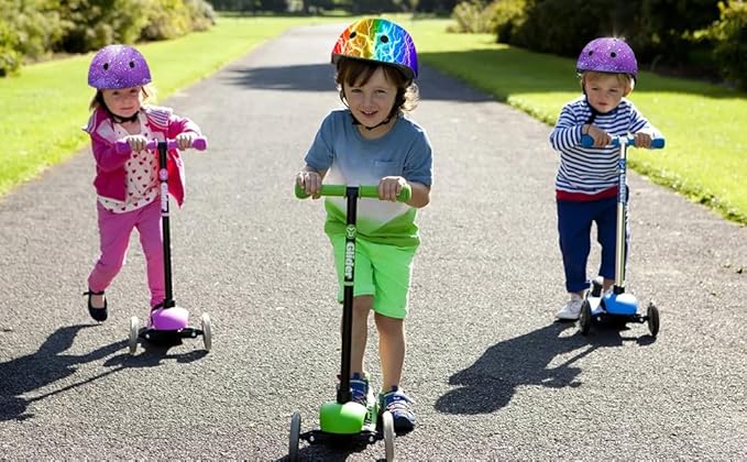 Adjustable Color Gradient Toddler Kids Bike Helmet for 3-5-8-14+Ages Girls Boys.Skateboard Bicycle Toddler Helmet 2-4 Years for Multi-Sports Cycling Scooter Inline Roller Skates Rollerblading