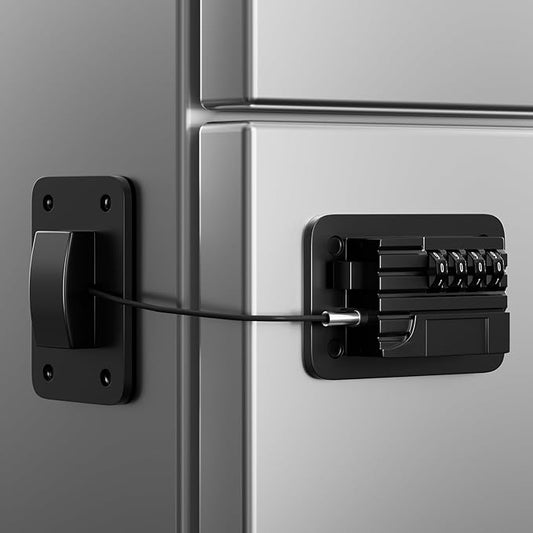 Fridge Lock Children refrigerator lock Fridge password lock can be easily installed without tools, and are suitable for refrigerators, dishwashers.