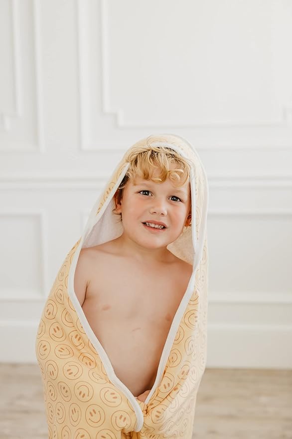 Copper Pearl Hooded Bath Towels Premium Knit/Terry Cloth Baby Towels with Hood, Pockets, and Cool Designs - Great to Gift and Make Bath Time Fun - Baby Bath Towel, Vance