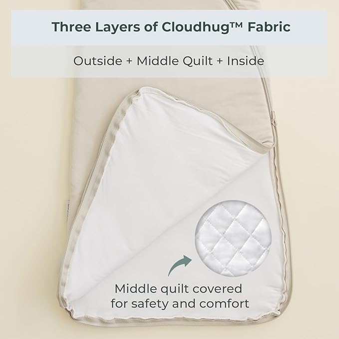 Sleep Sack 1.0 Tog - Rayon made from Bamboo Baby Sleeping Bag, Wearable Blanket, Unisex