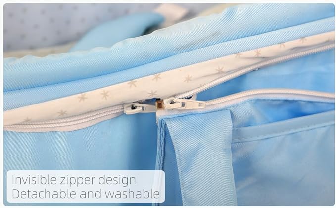 Baby Travel Bassinet Portable Bassinet (Light Blue)