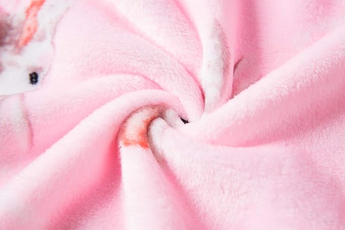 DELEY Girl's Robe Baby Boys Hoodie Robes Toddler Bathrobes for Kids Pajamas Sleepwear