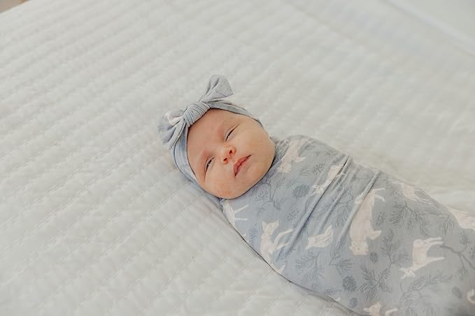 Copper Pearl Baby Swaddle Blanket - Premium Knit Baby Blanket, Large Soft Stretchy Receiving Blankets for Baby Boy and Girl, Swaddles for Newborn, Infant, and Toddler (Timber)