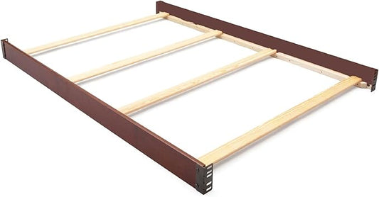Full-Size Conversion Kit Bed Rails Compatible with Haven & New Haven Convertible Cribs by Delta Children - Solid Wood Rail #0050 - Toddler & Adult Bed Rail - Baby Furniture (Espresso Truffle - 208)
