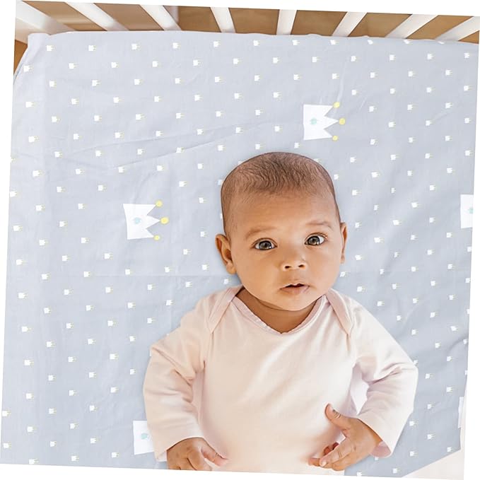 Printed Sheet Fitted Cover Boy Girl Bed Mattress Protector Design Removable and Washable for Boys and Girls Cribs