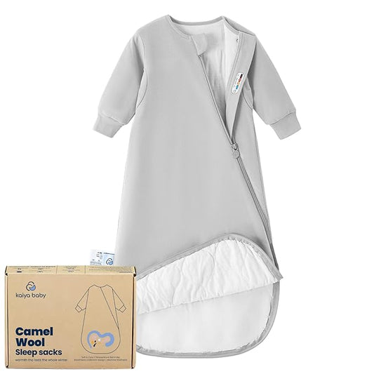 Unisex Sleeping Bag for Babies and Toddlers 1.0 Tog Sleep Sack 6-18 Months, Newborn Sleep Sack, Wearable Blanket Baby, One Piece Long Sleeves, Gifts for Baby