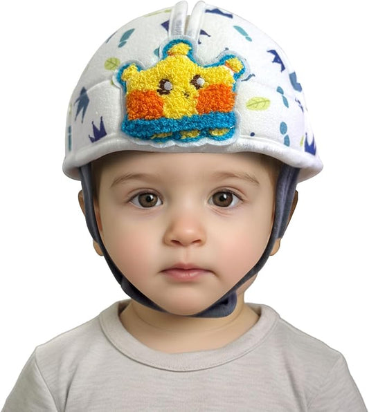 Baby Helmet for Crawing Walking,Soft Infant Safety Helmet,Baby Helmet 1-2 Years for Anti-Fall Head Protector,Adjustable, Breathable