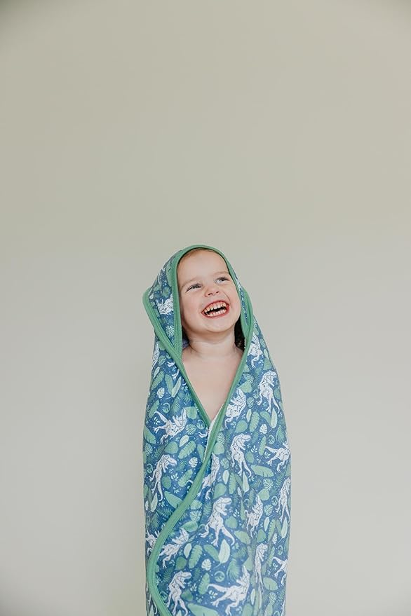 Copper Pearl Hooded Bath Towels Premium Knit/Terry Cloth Baby Towels with Hood, Pockets, and Cool Designs - Great to Gift and Make Bath Time Fun - Baby Bath Towel, Jurassic Park