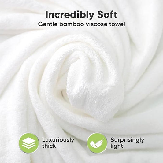 KeaBabies Hooded Baby Towel for Newborn - Viscose Derived from Bamboo Large Baby Bath Towels with Hood for Boys, Girls, Toddler, Extra Absorbent & Soft Newborn Bath Essentials (Cat, Regular)