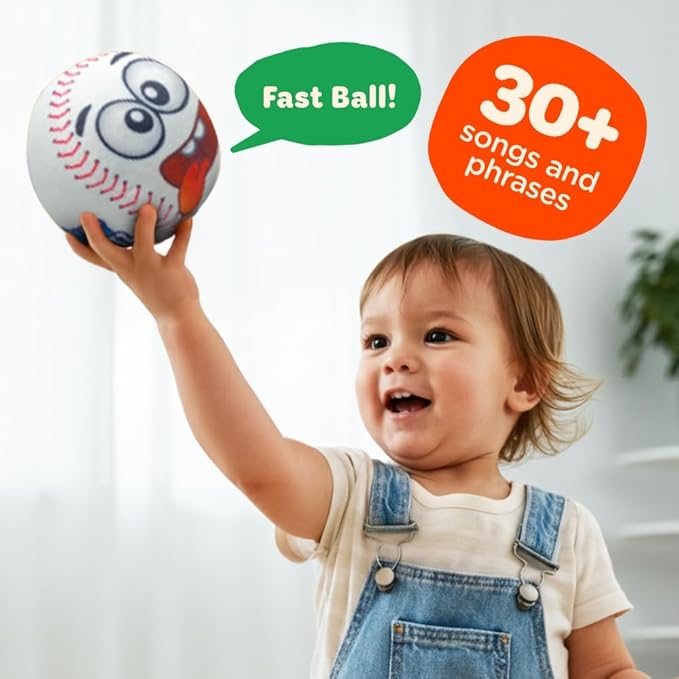 Move2Play, Hilariously Interactive Toy with Music & Sound Effects for Boy & Girl | Ball for Toddler & Baby | 6, 12, 18+ Months | 1, 2, 3+ Year Old