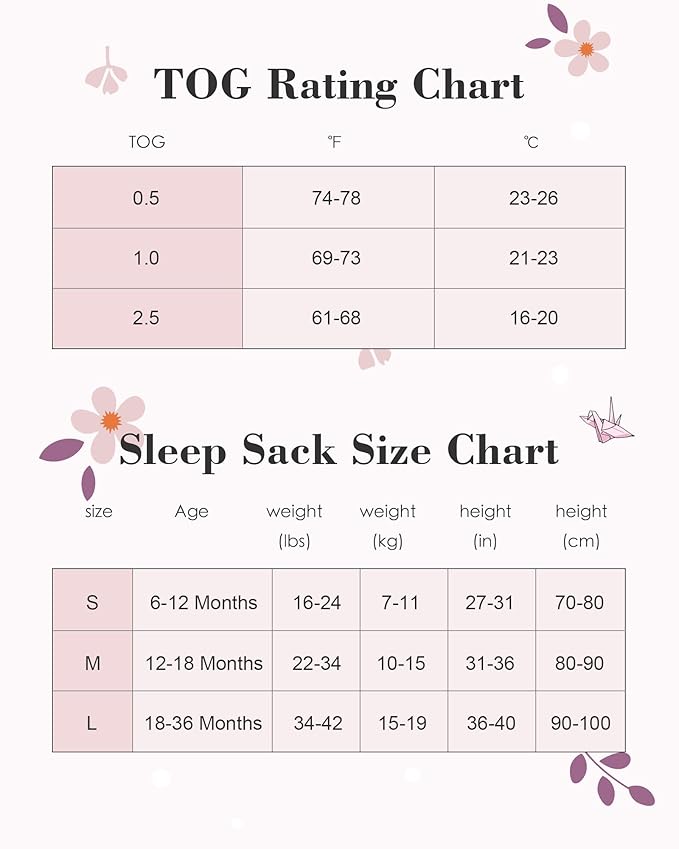 Baby/Toddler Sleep Sack with Legs, Rayon from Bamboo 95% + 5% Spandex, 1.0 TOG, 2‑Way Zipper Sleeping Bag, Walker‑Friendly 18-36M Pink