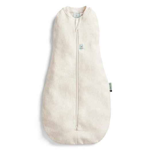 ergoPouch Cocoon Swaddle Sack 2.5 TOG - Baby Sleep Sack, Gentle Snug Fit Helps Calm Startle Reflex, Ideal for Arms In/Out Sleeping, Soft Breathable Fabric for Better Sleep (6-12 Months, Oatmeal Marle)