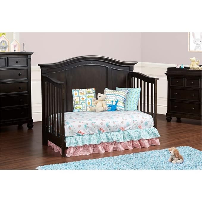 Baby Cache Glendale Toddler Guard Rail, Charcoal Brown