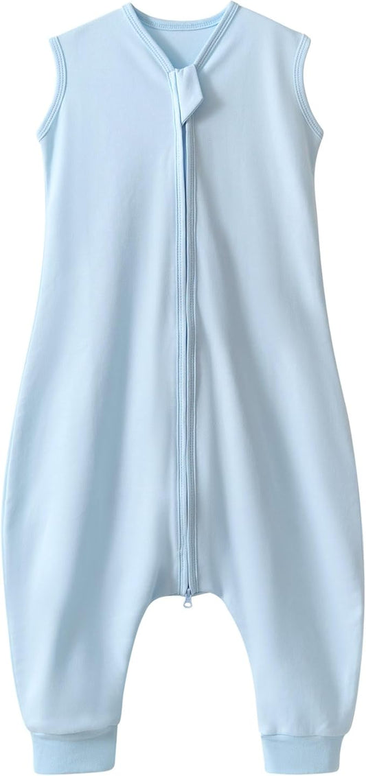 Baby Sleep Sack with Feet for Boys Girls, Infant Toddler Sleeveless Wearable Blanket Sleepsack for Early Walkers