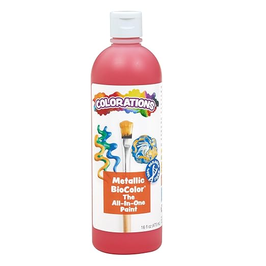 BioColor Paint, Metallic Red - 16 oz. (Item # MBIORE)