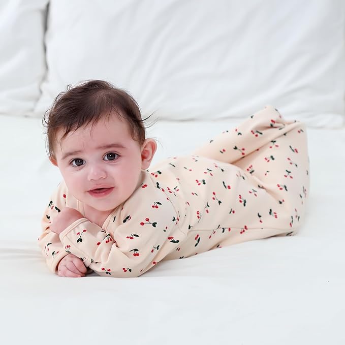 2 Pack Transitional Swaddle Sack with Arms Up Length Sleeves & Mitten Cuffs, Sleeping Sack Bag 2 Ways Zipper, Wearable Swaddling Blanket for Newborns Baby Snug Fit Calms Startle Reflex
