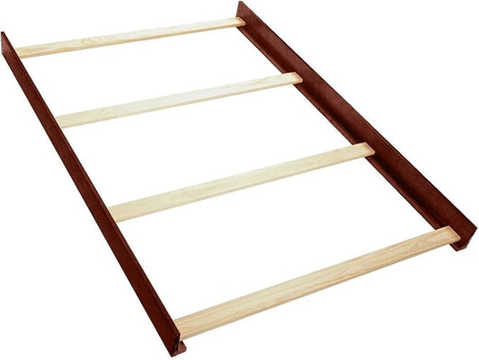Full-Size Conversion Kit Bed Rails for Sorelle Convertible Cribs - Solid Wood Rail - Toddler and Adult Bed Rail for Full-Size Beds - Essential Nursery & Baby Furniture (Model #215, Merlot)