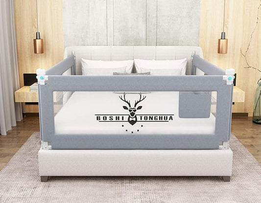Lsbod Bed Rail for Toddlers,Baby Bed Rail Guard for Kids,Safety Side Bedrail for Twin,Double,Full,Queen,King Size Bed(1side 71" Lx27 H)