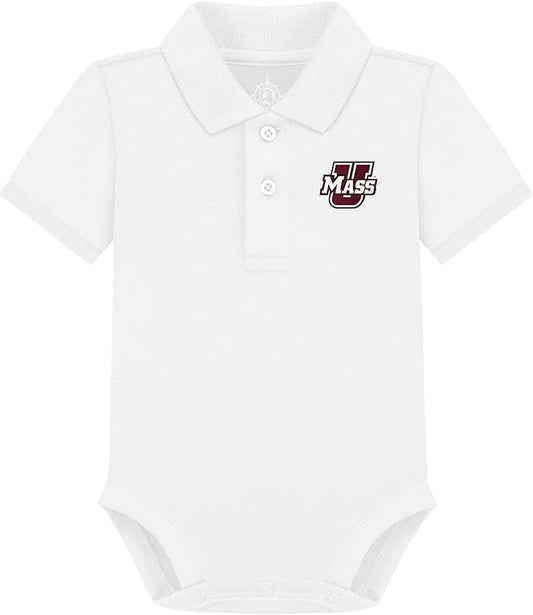 Creative Knitwear College Baby Polo Bodysuit Solid - Team Logo, Multiple Colors, for Boys & Girls (0-12 Months)