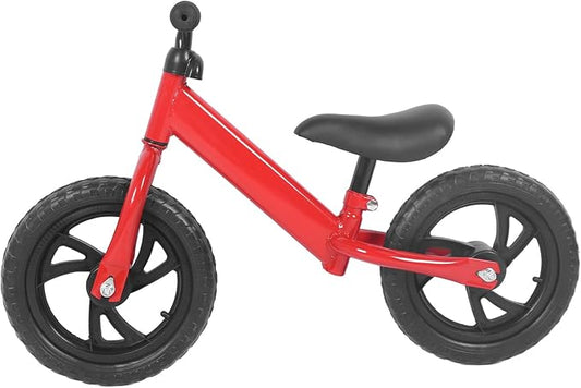 Drfeify Toddler Balance Bicycle High Carbon Steel Adjustable Seat Height 2 Foam Rubber Wheels Kids Walker Bike for Balance Training Kids Sports