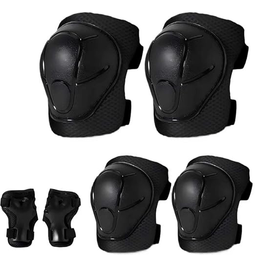 Gradient Color Kids Protective Gear Set Knee Pads for Kid 2-14 Years,W/ Adjustable Strap Kids/Youth Knee Pads Elbow Pads Wrist Guards Set for Inline Roller Skates,Cycling,BMX Bike,Skateboard,Scooter
