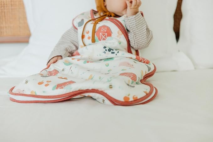 Copper Pearl Sleep Sack: Warm and Cozy Baby Bag in a Variety of Trendy Designs, Safe Alternative to Blankets, Sleeveless Baby Sleep Sack Swaddle Sizes Newborn to 24 Months - Farmstead