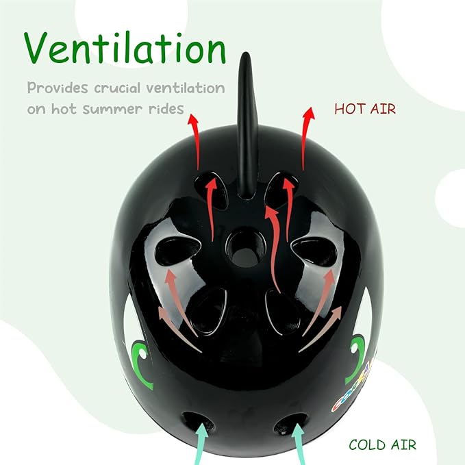 Kids Toddler Bike Helmet, Adjustable and Multi-Sport for Child Boys and Girls, 2 Sizes