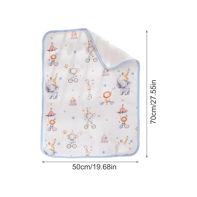 Crib Mattress Pad – Waterproof Changing Pad Cover | Soft Breathable Bassinet Protector, Pee Proof Sheet for Bedwetting Prevention, Overnight Infant Sleep Comfort, Potty Training Aid for Baby Nursery