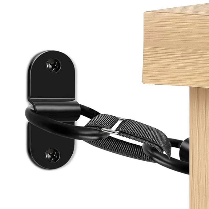 Furniture Anchors for Baby Proofing 6 Pack 400lbs Furniture Straps Leaning Mirror Wall Anchors Anti Tip Kit for Dresser Shelves Bookshelf Cabinet Mirror Earthquake Child Pet Safety