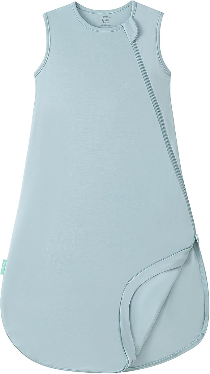 PurComfy Extra-Long Toddler Sleep Sack, Premium Bamboo Viscose Summer Sleeping Bag Supersoft 0.5 TOG Wearable Blanket 3T-4T-5T