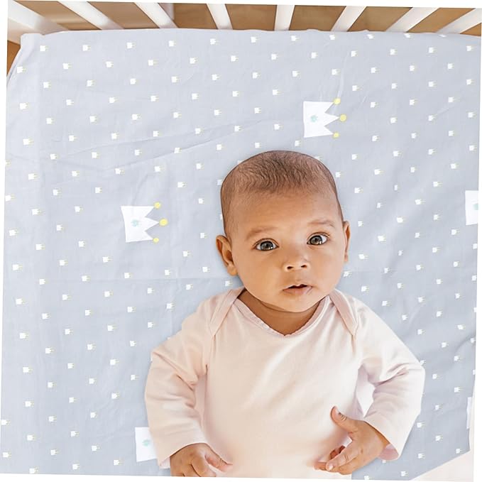 Fitted Sheet Cover for Boys Girls Mattress Protector Easy to Clean Standard for Showers Nursery Decor