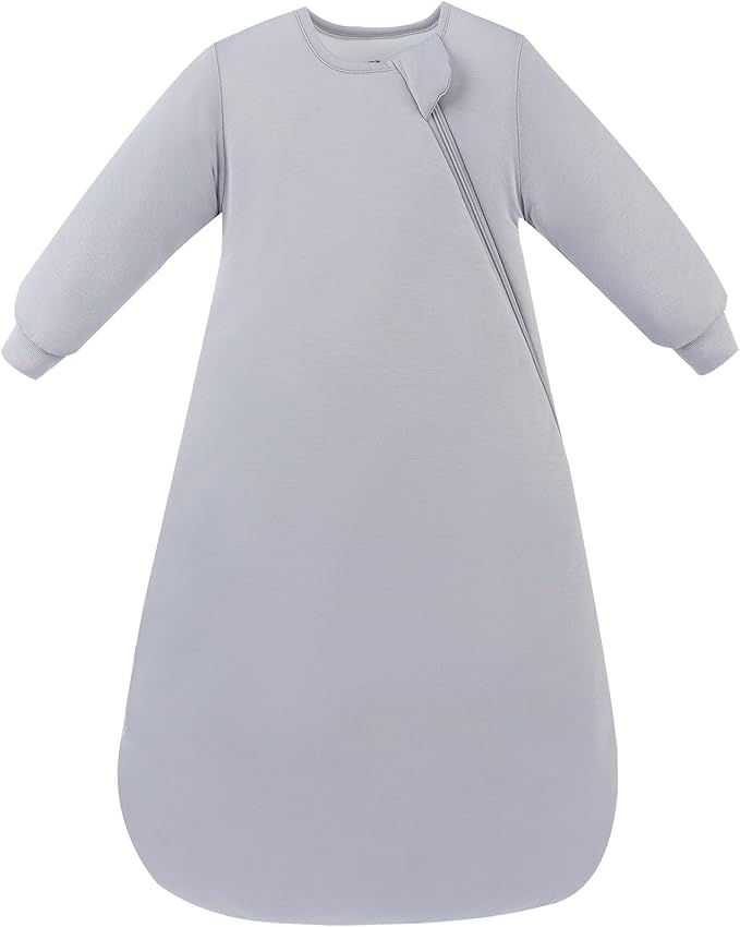 PurComfy Supersoft Baby Premium Bamboo Viscose Long-Sleeve Wearable Sleeping Bag Sack Blanket 1.0 TOG