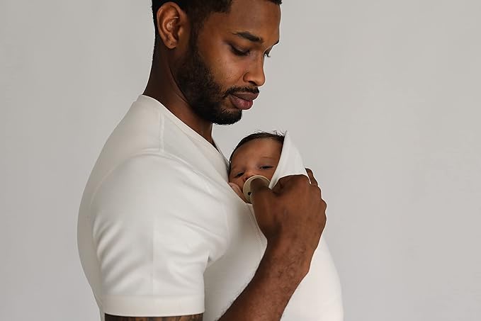 Lalabu The Dad Shirt | Hands-Free Baby Carrier for Dad with Kangaroo Pouch | Engineered for Bonding, Safety, & Comfort for Newborns Up to 15 Lbs. | CPSC Compliant
