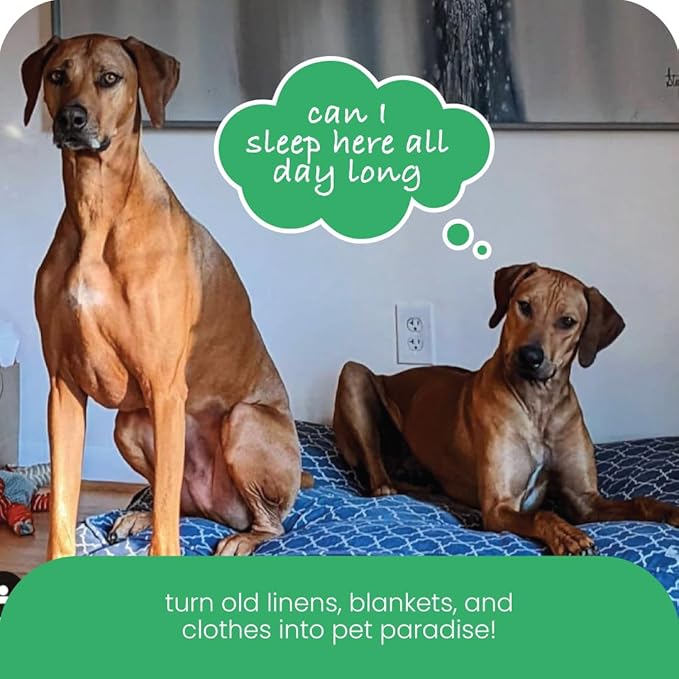 Molly Mutt Large Crib Mattress Cover - Romeo & Juliet Print - Measures 27”x52”x5”- 100% Cotton - Durable - Breathable - Sustainable - Machine Washable Dog Bed Cover