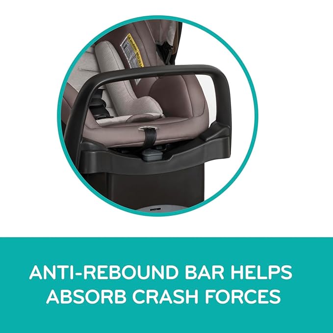 Evenflo Pivot Modular Travel System with LiteMax Infant Car Seat (Casual Gray)