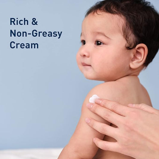 CeraVe Baby Cream, Gentle Moisturizing Cream with Hyaluronic Acid, Paraben, Phthalate, & Fragrance Free, 5 Ounce