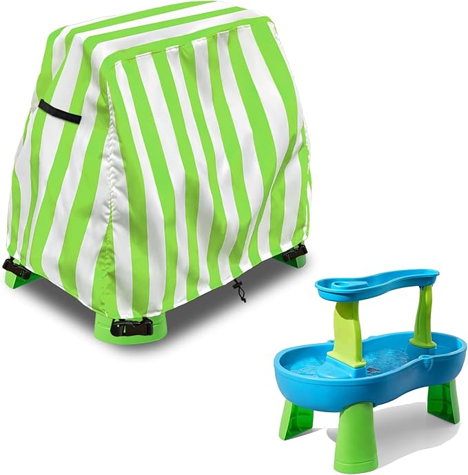 Kids Water Table Cover Fit Rain Showers Splash Pond Water Table,Waterproof Dust Proof Anti-UV Outdoor Toys Cover-Cover only