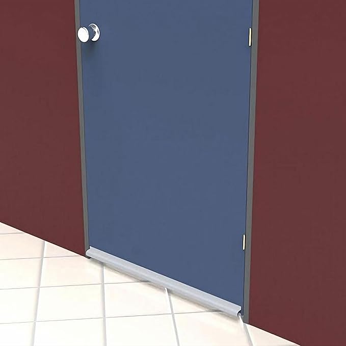 ToeSafe Door Jamb Protector Guard for Child Safety | Baby Proofing Door Shield, Foot & Toe Protection Barrier for Home and Office Doors | Toddler Under Door Stopper Safety Kit | Almond 36"