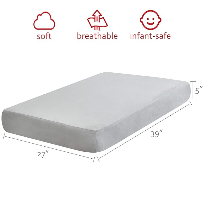 Pack N Play Fitted Sheet, 100% Cotton Flannel, Fitted Portable Mini Crib Sheet for Girls Boys, Ultra Soft Breathable Convertible Playard Mattress Cover, Playard Playpen Sheet Warm, Grey