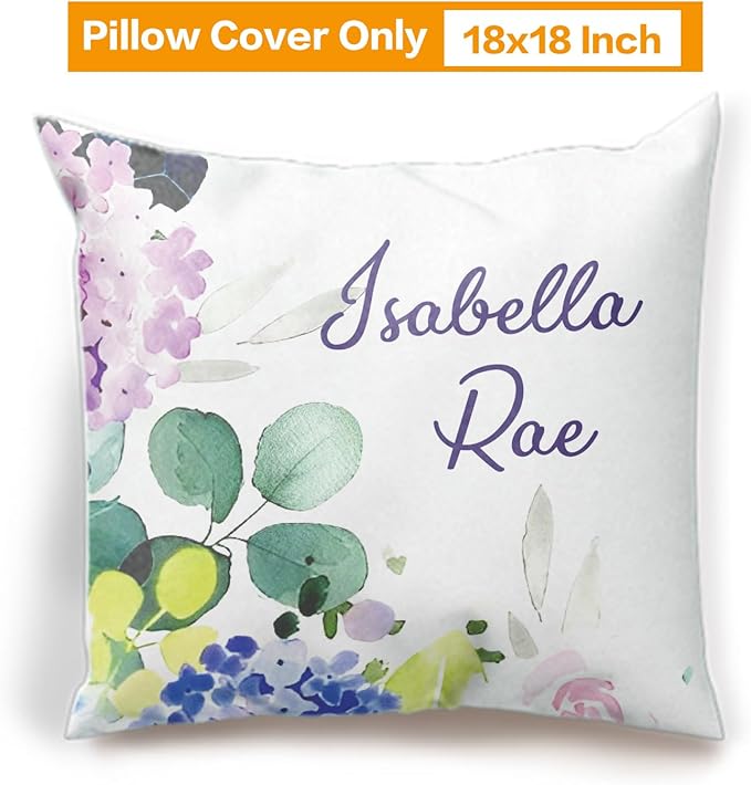 Custom Nursery Crib Bedding Set: Personalized Nursery Decor Baby Blanket Fitted Crib Sheet Changing Pad Cover Baby Room Rug Horn Leaves Pattern Gift Idea(Fixed Size)