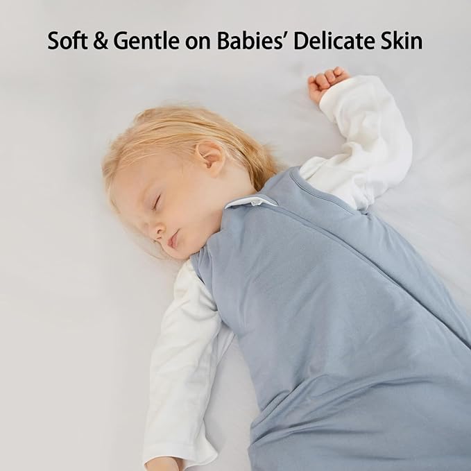 Rayon Made from Bamboo Sleep Sack 24-36 Months 2.5 Tog Winter Warm Ultra Soft Baby Wearable Blanket 3t Toddler Sleep Sack for Babies Unisex Girl Boy 2-Way Zipper Quilted Thick Baby Sleeping Bag