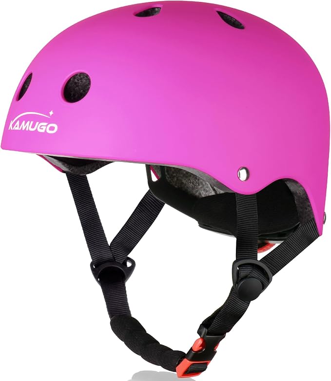 KAMUGO Kids Adjustable Helmet, Suitable for Toddler Kids Ages 2-14 Boys Girls, Multi-Sport Safety Cycling Skating Scooter Helmet