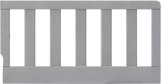 Toddler Bed Safety Guard Rail for Oxford Baby, Soho, Ozlo & Avalon Baby Convertible Cribs - Solid Wood Rail for Toddler Bed Conversion - Safety Rails for Children (Farmhouse Gray, Option 2)