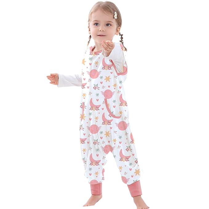 Toddler Sleep Sacks Sleep Sack 24-36 Months with legs Cozy comfy Baby Warable Blanket with 2-Way Zipper (2T-3T)