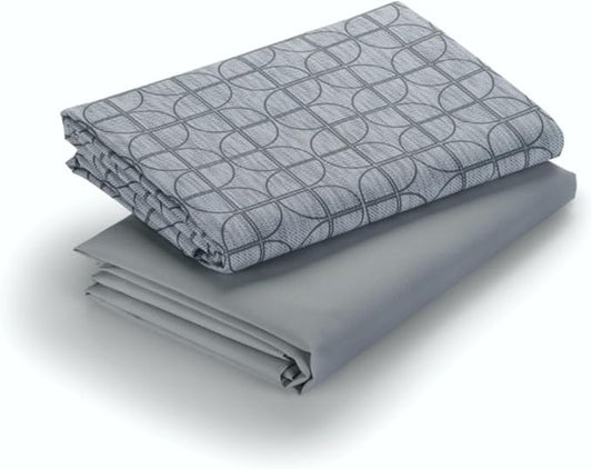 Graco Pack 'n Play Playard Sheet, 2 Count (Myles/Silver)